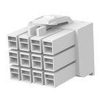 TE Connectivity, AMP Universal Power Male Connector Housing, 3.96mm Pitch, 12 Way, 3 Row