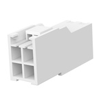 TE Connectivity, AMP Universal Power Female Connector Housing, 3.96mm Pitch, 4 Way, 2 Row