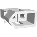 TE Connectivity, .093 Commercial Male Connector Housing, 6.3mm Pitch, 2 Way, 1 Row
