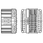 TE Connectivity, MULTILOCK 040/070 Female Connector Housing, 0.4mm Pitch, 26 Way, 2 Row