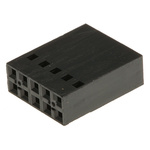 TE Connectivity, AMPMODU Short Point Female Connector Housing, 2.54mm Pitch, 10 Way, 2 Row