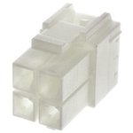 JST, VLP Male Connector Housing, 6.2mm Pitch, 4 Way, 2 Row