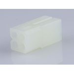 Molex, STANDARD .062" Female Connector Housing, 3.68mm Pitch, 4 Way, 2 Row