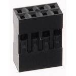 Amphenol Communications Solutions, Mini-PV Female Connector Housing, 2.54mm Pitch, 8 Way, 2 Row