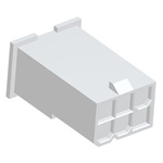 TE Connectivity, VAL-U-LOK Male Connector Housing, 4.2mm Pitch, 6 Way, 2 Row