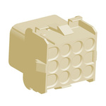 TE Connectivity, Universal MATE-N-LOK Female Connector Housing, 6.35mm Pitch, 12 Way, 3 Row