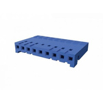Amphenol ICC Crimp Connector Housing, 2.54mm Pitch, 9 Way, 1 Row