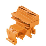 Weidmuller Male PCB Header, 5.08mm Pitch, 6 Way, 1 Row