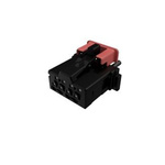 Amphenol Communications Solutions, 10155504 Receptacle Crimp Connector Housing, 1.27mm Pitch, 8 Way, 2 Row