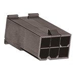Molex, Mini-Fit Jr. Male PCB Housing, 4.2mm Pitch, 6 Way, 2 Row