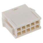 Molex, Mini-Fit Jr Male Connector Housing, 4.2mm Pitch, 10 Way, 2 Row
