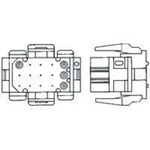 TE Connectivity, Miniature Rectangular II Male Connector Housing, 4.19mm Pitch, 4 Way, 2 Row