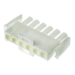 TE Connectivity, Universal MATE-N-LOK Male Connector Housing, 6.35mm Pitch, 6 Way, 1 Row