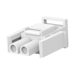 TE Connectivity, Universal MATE-N-LOK II Male Connector Housing, 6.35mm Pitch, 2 Way, 1 Row