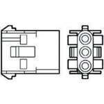 TE Connectivity, Universal MATE-N-LOK Female Connector Housing, 6.35mm Pitch, 8 Way, 1 Row