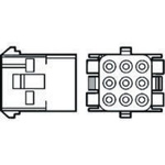 TE Connectivity, Universal MATE-N-LOK Female Connector Housing, 6.35mm Pitch, 15 Way, 3 Row