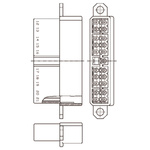 TE Connectivity, Multi-Interlock Mark II Female Connector Housing, 13 Way, 2 Row