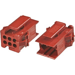 TE Connectivity, Miniature Rectangular II Male Connector Housing, 4.19mm Pitch, 20 Way, 5 Row