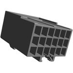 TE Connectivity, AMP Universal Power Female Connector Housing, 3.96mm Pitch, 9 Way, 3 Row