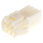 TE Connectivity, AMP Universal Power Female Connector Housing, 3.96mm Pitch, 6 Way, 2 Row