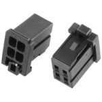 TE Connectivity, Dynamic 1000 Female Connector Housing, 2.5mm Pitch, 4 Way, 2 Row