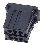 TE Connectivity, Dynamic 3000 Female Connector Housing, 3.81mm Pitch, 6 Way, 2 Row
