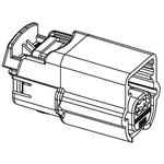 Molex, MX64 Female Connector Housing, 2.54mm Pitch, 2 Way, 1 Row