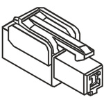 Molex, VersaBlade Male Connector Housing, 7.3mm Pitch, 3 Way, 1 Row