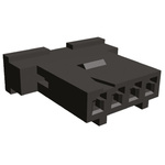 TE Connectivity Connector Housing, 2.54mm Pitch, 4 Way, 1 Row