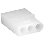 TE Connectivity, .062 Commercial Female Connector Housing, 3.68mm Pitch, 3 Way