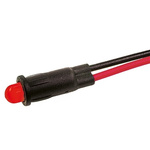 Marl Red Indicator, Flying Leads Termination, 2.8 V, 4.1mm Mounting Hole Size