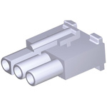 Molex, STANDARD .093" Female Connector Housing, 4.2mm Pitch, 3 Way, 1 Row