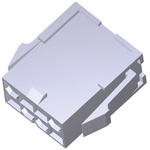 TE Connectivity, VAL-U-LOK Male Connector Housing, 4.2mm Pitch, 8 Way, 2 Row