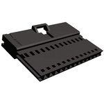 TE Connectivity, AMPMODU MTE Male Connector Housing, 2.54mm Pitch, 13 Way, 1 Row