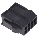 Molex, Mini-Fit Jr Male Connector Housing, 4.2mm Pitch, 8 Way, 2 Row