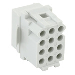 Souriau, SMS Female Connector Housing, 12 Way, 4 Row