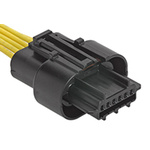 Molex, Squba Female Crimp Connector Housing, 1.8mm Pitch, 6 Way, 1 Row
