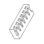 Molex Female Crimp Connector Housing, 2.5mm Pitch, 3 Way, 1 Row Right Angle, Straight