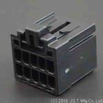JST, J2000 Female PCB Connector Housing, 2.5mm Pitch, 10 Way, 2 Row