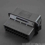JST, J2000 Female PCB Connector Housing, 2.5mm Pitch, 20 Way, 2 Row