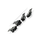 Souriau Female Connector Housing, 5.08mm Pitch, 3 Way, 1 Row
