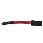 Amphenol, FLH Male Connector Housing, 2.5mm Pitch, 3 Way, 1 Row