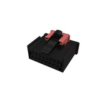 Amphenol Communications Solutions, Minitek 1.80 Female PCB Connector Housing, 1.8mm Pitch, 16 Way, 2 Row