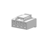 Molex Receptacle Crimp Connector Housing, 3.5mm Pitch, 4 Way, 1 Row