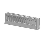 Molex Receptacle Crimp Connector Housing, 2.5mm Pitch, 15 Way, 1 Row