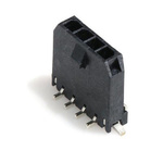 Molex Male PCB Header, 3mm Pitch, 4 Way, 1 Row
