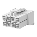 TE Connectivity, AMP Universal Power Male Connector Housing, 3.96mm Pitch, 8 Way, 2 Row