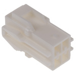 JST, HLR Female Connector Housing, 3.96mm Pitch, 4 Way, 2 Row