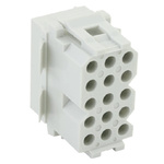 Souriau, SMS Female Connector Housing, 15 Way, 5 Row