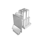 Samtec, IPBD Male Crimp Connector Housing, 4.19mm Pitch, 6 Way, 2 Row